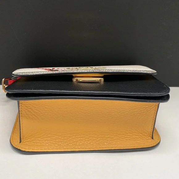 Coach Disney Mickey Mouse X Keith Haring Mini Brynn Crossbody Leather Purse Bag - Picture 7 of 8